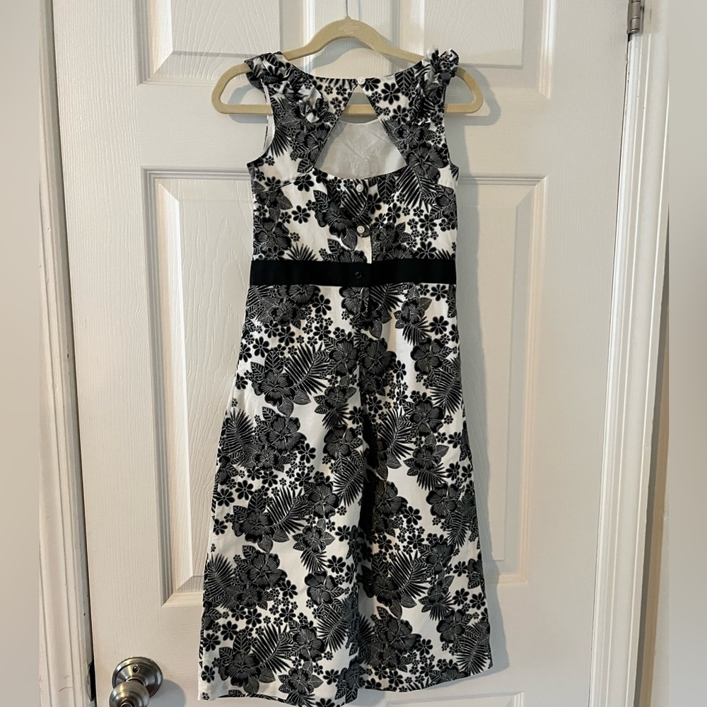 Black and white romper